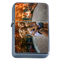 Tattoo Pin Up Girls Model D38 Flip Top Oil Lighter Wind Resistant Flame Sexy - £11.62 GBP