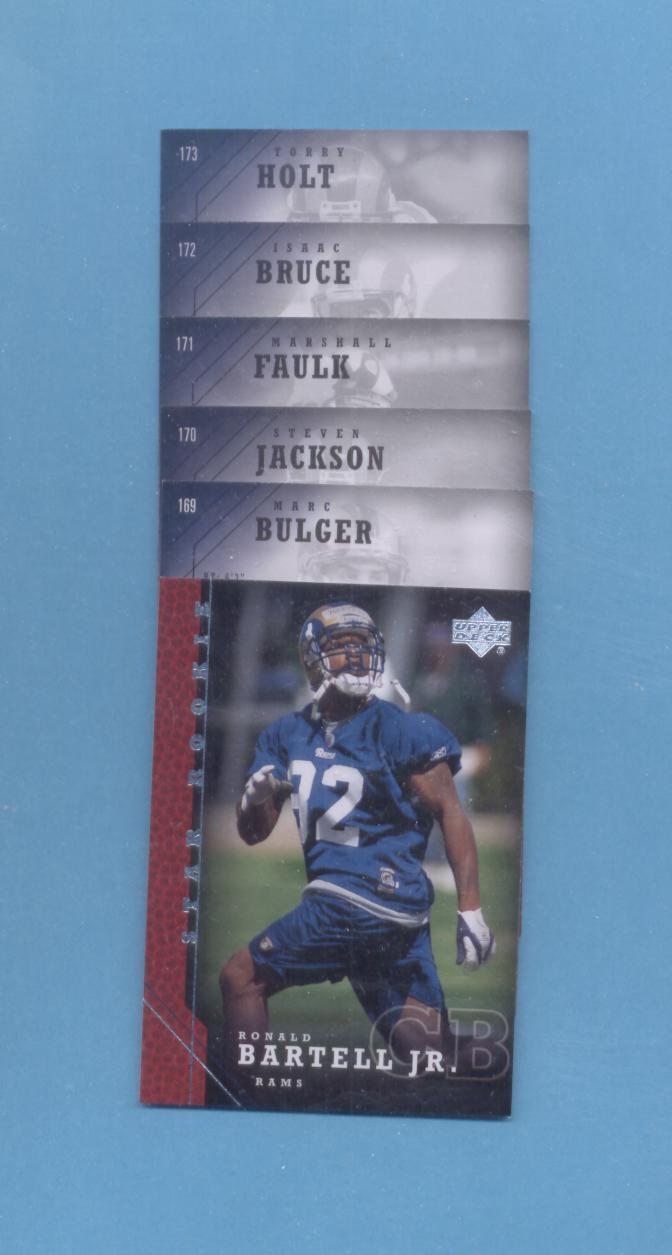 Primary image for 2005 Upper Deck St. Louis Rams Football Set