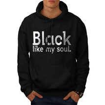 Wellcoda Black Soul Mens Hoodie, Evil Funny Casual Hooded Sweatshirt - £25.32 GBP+