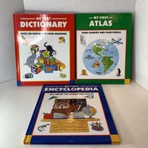 My First Dictionary Atlas Encyclopedia Hard Cover Children Books By Dreamhouse - £6.42 GBP