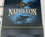 Rare Giant Matchbook  N  Napoleon   gmg - £19.75 GBP