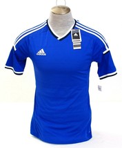 Adidas Blue  Condivo 14 Short Sleeve Jersey Men&#39;s NWT - £71.10 GBP