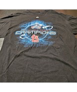Majestic Black Graphic T Shirt 2011 World Series Champion Cotton Mens Si... - €10,92 EUR