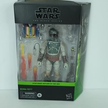 Star Wars Black Series Boba Fett Deluxe Hasbro Return Of The Jedi Figure Top Rip - £23.22 GBP