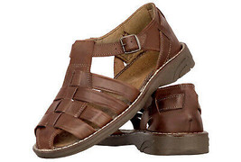 Mens Chedron Authentic Mexican Huarache Sandals Fisherman Genuine Woven Leather - £31.81 GBP