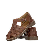 Mens Chedron Authentic Mexican Huarache Sandals Fisherman Genuine Woven ... - £31.25 GBP