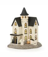 Lenox Halloween Lighted Haunted Mansion Black Cat Graveyard Raven Vintag... - €149,64 EUR