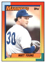 1990 Topps Traded Matt
  Young   Seattle Mariners Baseball Card
  VFBMD - $1.80