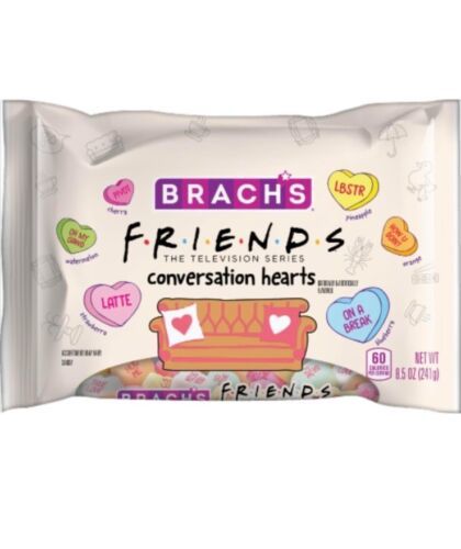 Brach's F•R•I•E•N•D•S Conversation Hearts Candy Bag Friends Valentine 8.5 OZ - $12.26