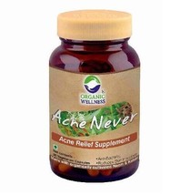 Organic Wellness ACNE NEVER Herbal 90 Caps (Pack of 2) - £17.15 GBP