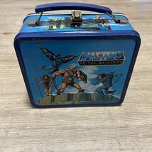 Masters of the Universe/He-Man Metal Lunch Box- Mattel 1983 Vintage Blue - $39.60