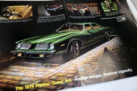 Pontiac 1974 Grand Am Car Magazine clippings advertisement ad - $8.40