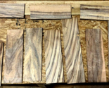 12 PIECES KILN DRIED SANDED THIN PATAGONIAN ROSEWOOD WOOD 6-12&quot; X 3&quot; X 1... - $37.57
