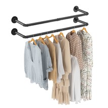 Garment Rack Wall Mounted, Clothes Organizer Clothing Rack For Cabinet, ... - £37.70 GBP