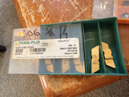 NEW Pack of 5 Tool-FLO Grooving Milling Carbide Inserts # FLGT-3125r GP5... - $94.99