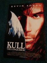 Kull The Conqueror - Movie Poster With Kevin Sorbo - £16.83 GBP
