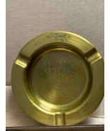 American Spirit Ashtray Yellow Gold– Vintage Style, 3.15 inch Diameter - $548.34 MXN