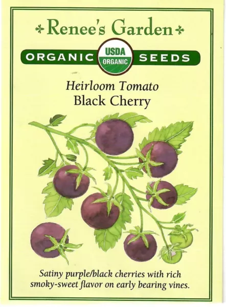 Tomato Black Cherry Organic Heirloom Vegetable Seeds Fresh Garden - $12.70