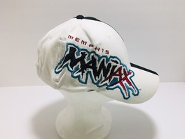 XFL - Memphis Maniax - Color Block Embroidered Adjustable Hat Rare WWE Cap AX - £41.06 GBP