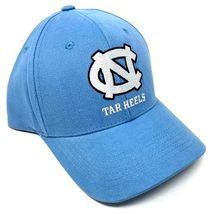 MVP UNC North Carolina Tar Heels Logo Blue Curved Bill Adjustable Hat - £19.54 GBP