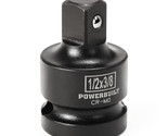 Powerbuilt 1/2 Inch Drive (F) x 3/8 Inch Drive (M) 6 Point Impact Adapter - - $29.99
