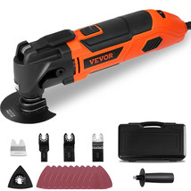 VEVOR Oscillating Tool 11000-22000 OPM 6 Variable Speeds 3.1 Oscillating... - £43.45 GBP