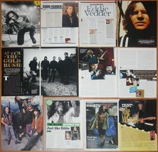 PEARL JAM UK clippings 1990s/2010s magazine articles photos Eddie Vedder grunge - £6.64 GBP