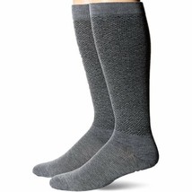 Dr. Scholls 1 PAIR Diabetes Work Compression Over the Calf Socks 7-12 GRAY - £10.87 GBP