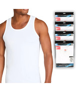 BYC Men&#39;s White 100% Cotton Undershirts Tank Top A Shirts Pack of 12 - $68.76 CAD