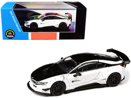 BMW i8 Liberty Walk White and Black 1/64 Diecast Model Car by Paragon - £19.18 GBP