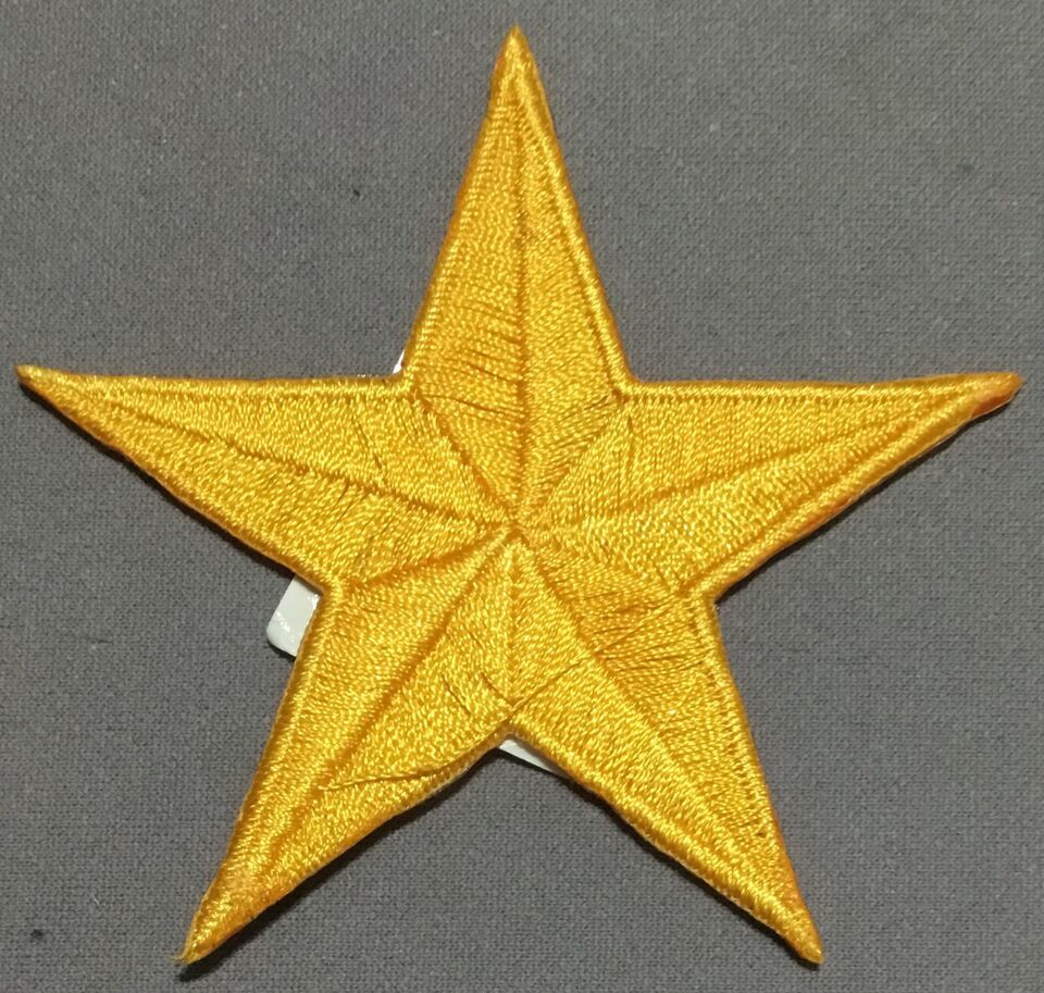 Gold Star patch - $2.99