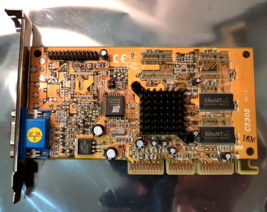 SiS CS305 305 Ver 1.0 16M 16MB AGP Video Graphics Card VGA Legacy GPU - $11.58