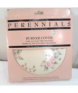 Vintage PFALTZGRAFF Tea Rose Reston LLoyd Perennials Burner Cover small 8&quot; - $29.28 CAD