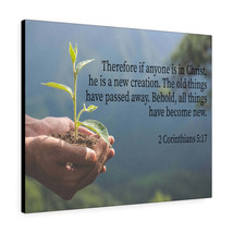   Anyone is a New Creation 2 Corinthians 5:17 Bible Verse Canvas - £66.95 GBP+