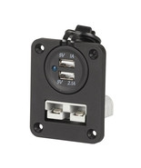 Powertech Panel Mount with 2 Pole anderson SB50 and USB Socket - £46.46 GBP