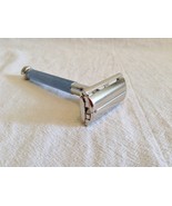 Vintage Gillette Lady Blue Starburst Safety Razor/K1 1965 - $24.95