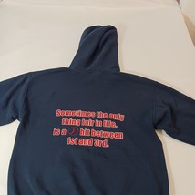 Gildan Ultra Blend LANCER SOFTBALL Men's Blue Hoodie Pullover Sweatshirt Size M image 12