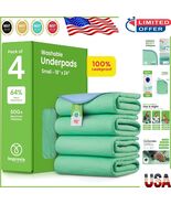 Pack of 4 Washable 18&quot; x 24&quot; Heavy Absorbency Incontinence Pads—Ultimate... - $58.73 CAD