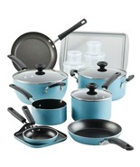 Cookware Set 20-Piece Kitchen Pots and Pans Easy Clean Aluminum Nonstick... - £71.26 GBP