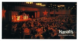 Harrah&#39;s South Shore Room at Lake Tahoe Postcard 1000 Seat Theatre Resta... - $11.00
