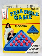 Take-Along Triangle Game Compact Edition Smethport 1986 #4005-1  Age 6+  USA - £6.95 GBP