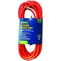 Projex Indoor and Outdoor 25 ft. L Orange Extension Cord 16/3 SJTW - £19.08 GBP