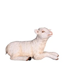 Baby Goat Laying Life Size Statue - $157.95