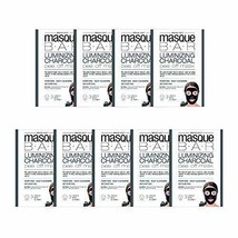 9 Masque Bar Luminizing Charcoal Peel Off Mask, .3oz Purifying Cleansing Singles - £3.92 GBP
