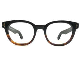 Tom Ford Eyeglasses Frames TF5807-B 005 Polished Black Tortoise Thick 50... - $168.08