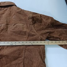 New York Classics RN#82814 Men's Brown Genuine Leather Full Zip Jacket Size XL image 5