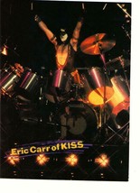 Eric Carr Kiss teen magazine pinup clipping drums hands in air 1970&#39;s Te... - £2.79 GBP