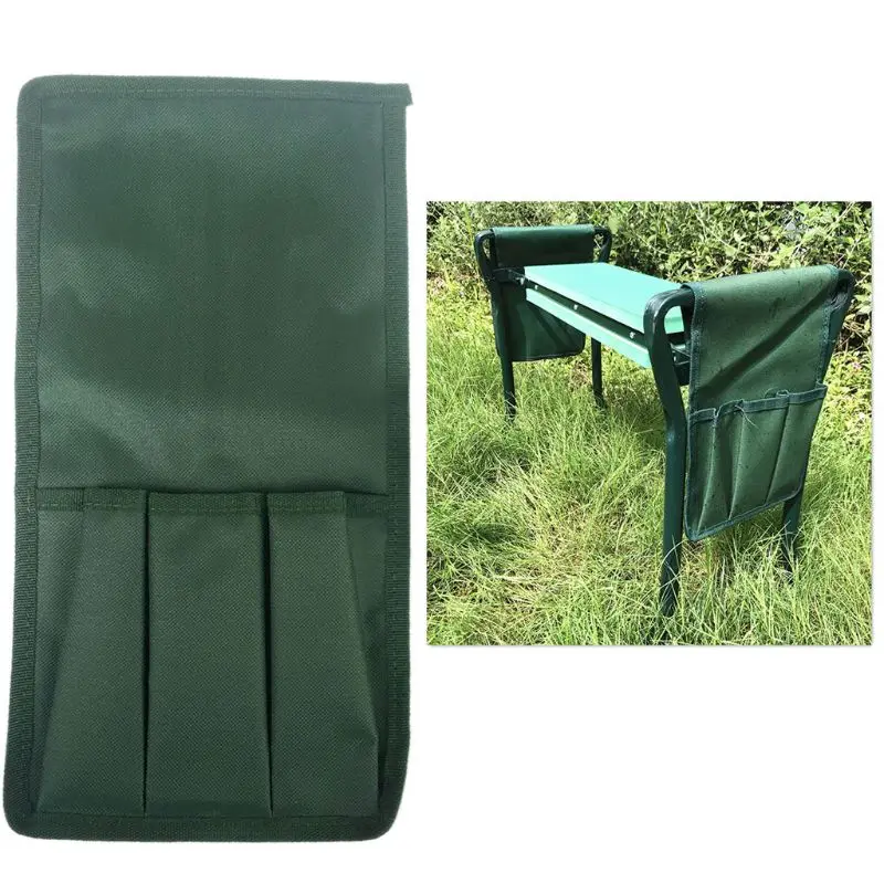Garden Kneeler Tool Bag Folding Small Cloth Belt Bag Multi-pocket Large Capacity - £48.58 GBP