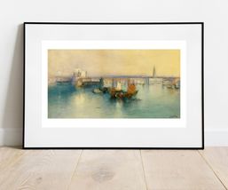 Venice from the Tower of San Georgio Art Poster Print 23 x 14 in - £23.78 GBP