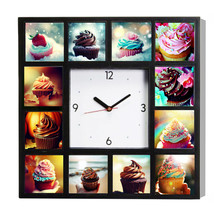 Cupcake Beautiful Yummy Clock in Fall Summer Winter Spring NEW. 250 prod... - £25.66 GBP